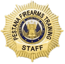 Pestana Firearms Training Staff Badge