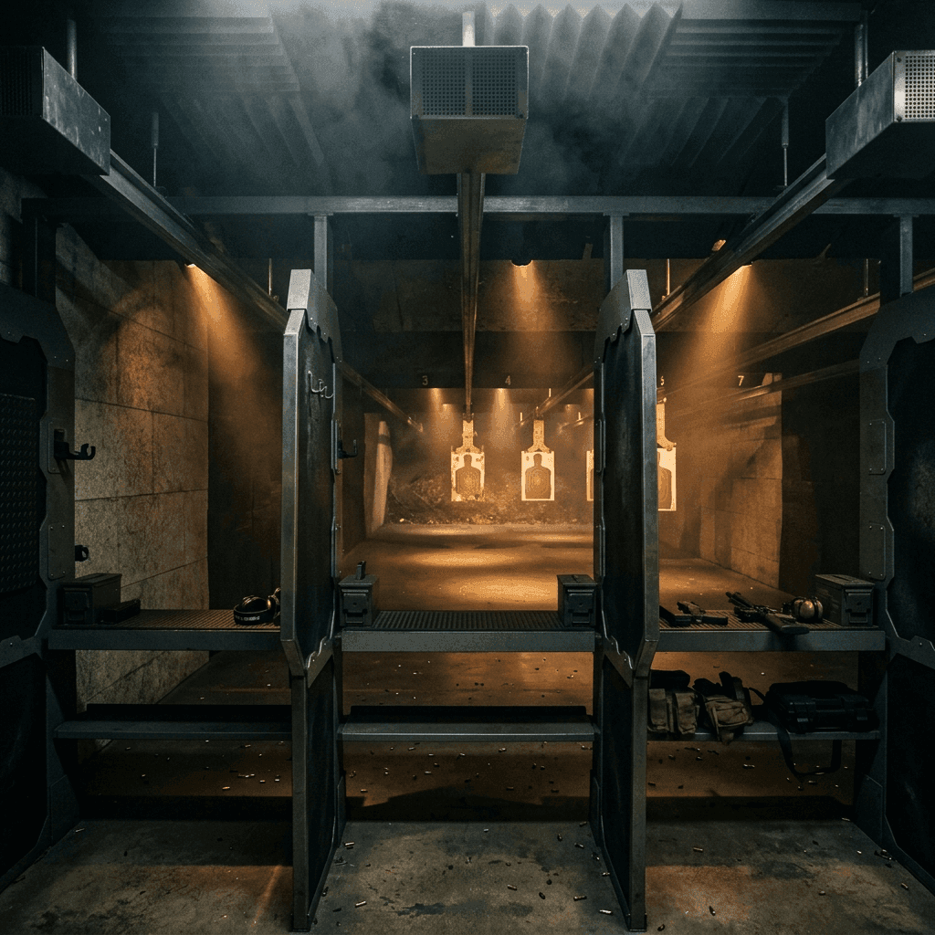 Indoor shooting range